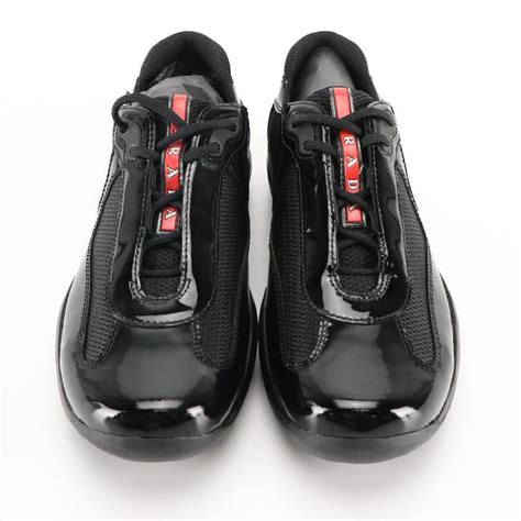 prada vernice lace up platform sneaker|ladies prada shoes.